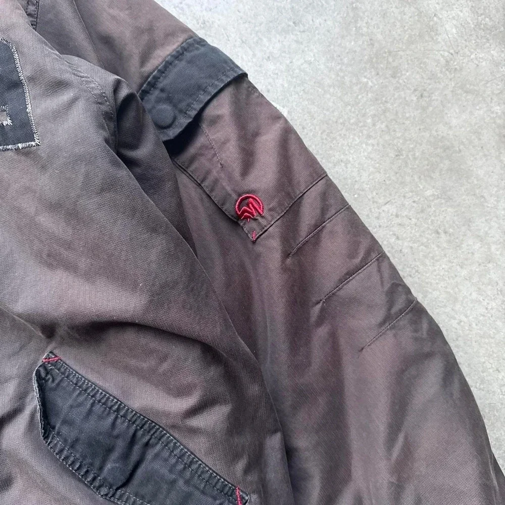 Vintage 90s Faded Mecca Quilt Lined Military Bomber Jacket Skater Grunge